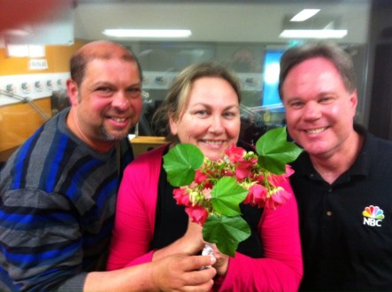 Noel Burdette, LJ Stockwell & Murray Shoring in 4BC studio.